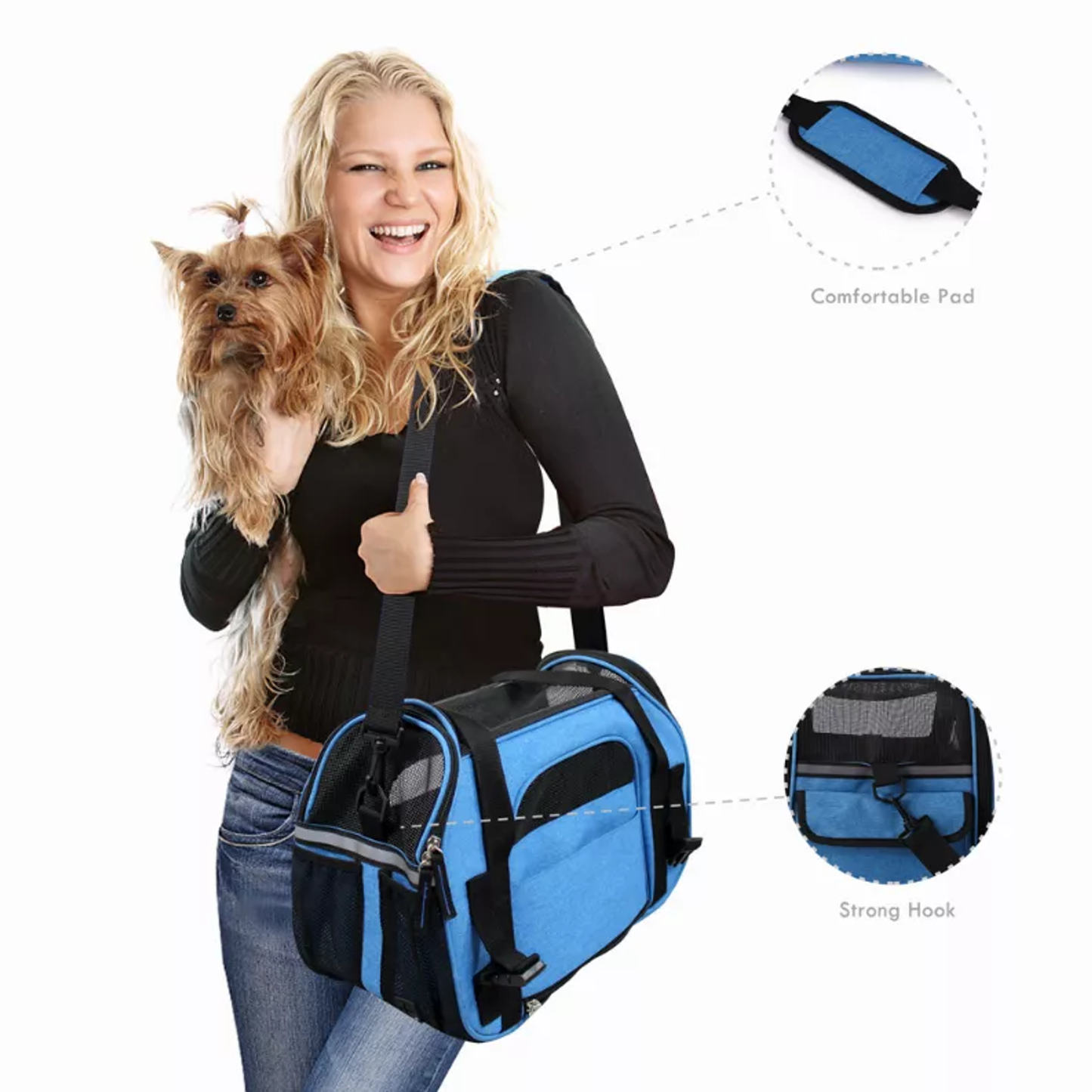 JESPET Soft-Sided Kennel Pet Carrier