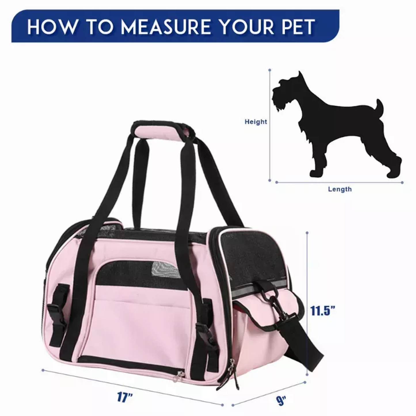 JESPET Soft-Sided Kennel Pet Carrier