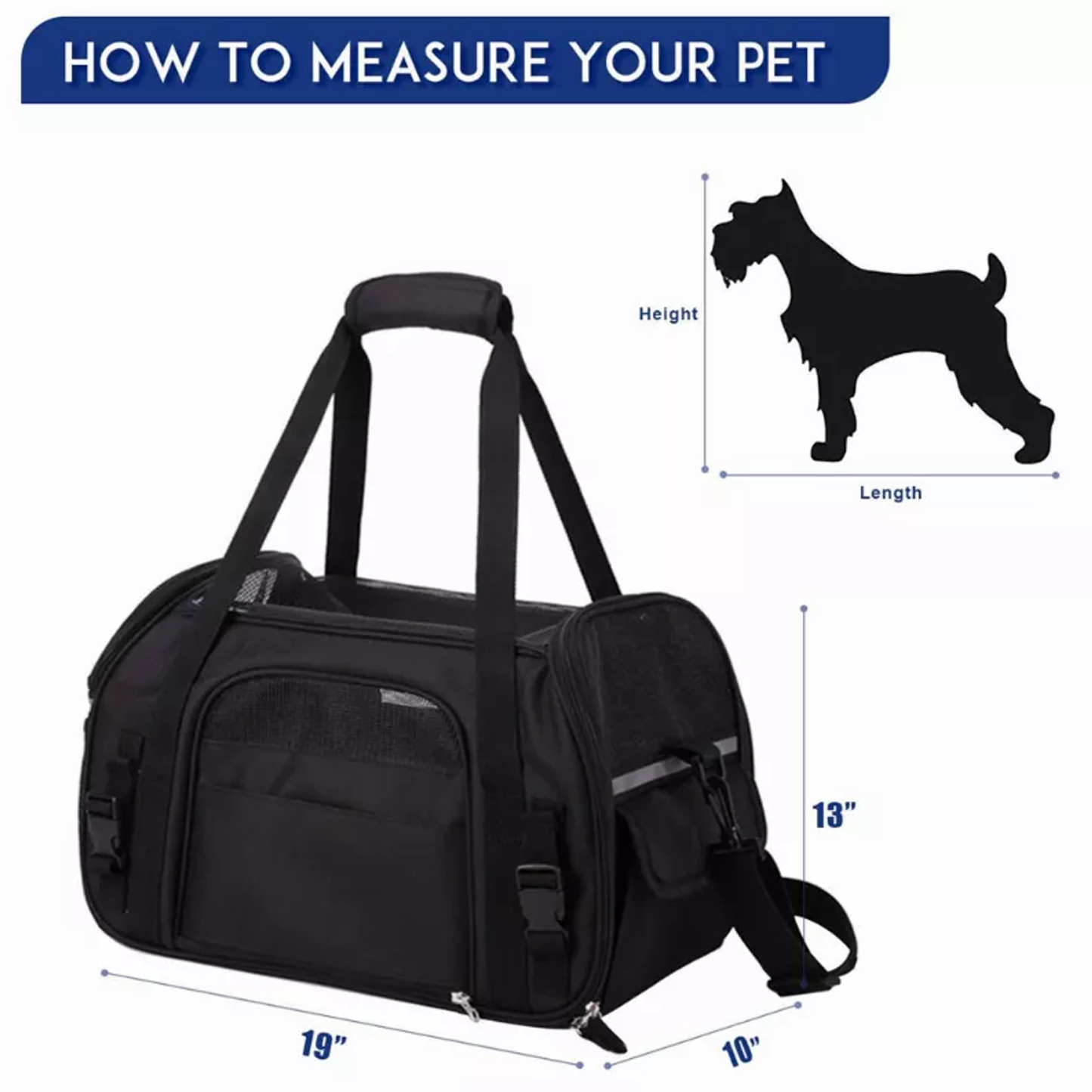 JESPET Soft-Sided Kennel Pet Carrier