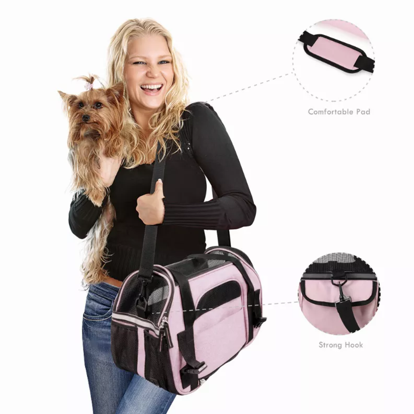 JESPET Soft-Sided Kennel Pet Carrier