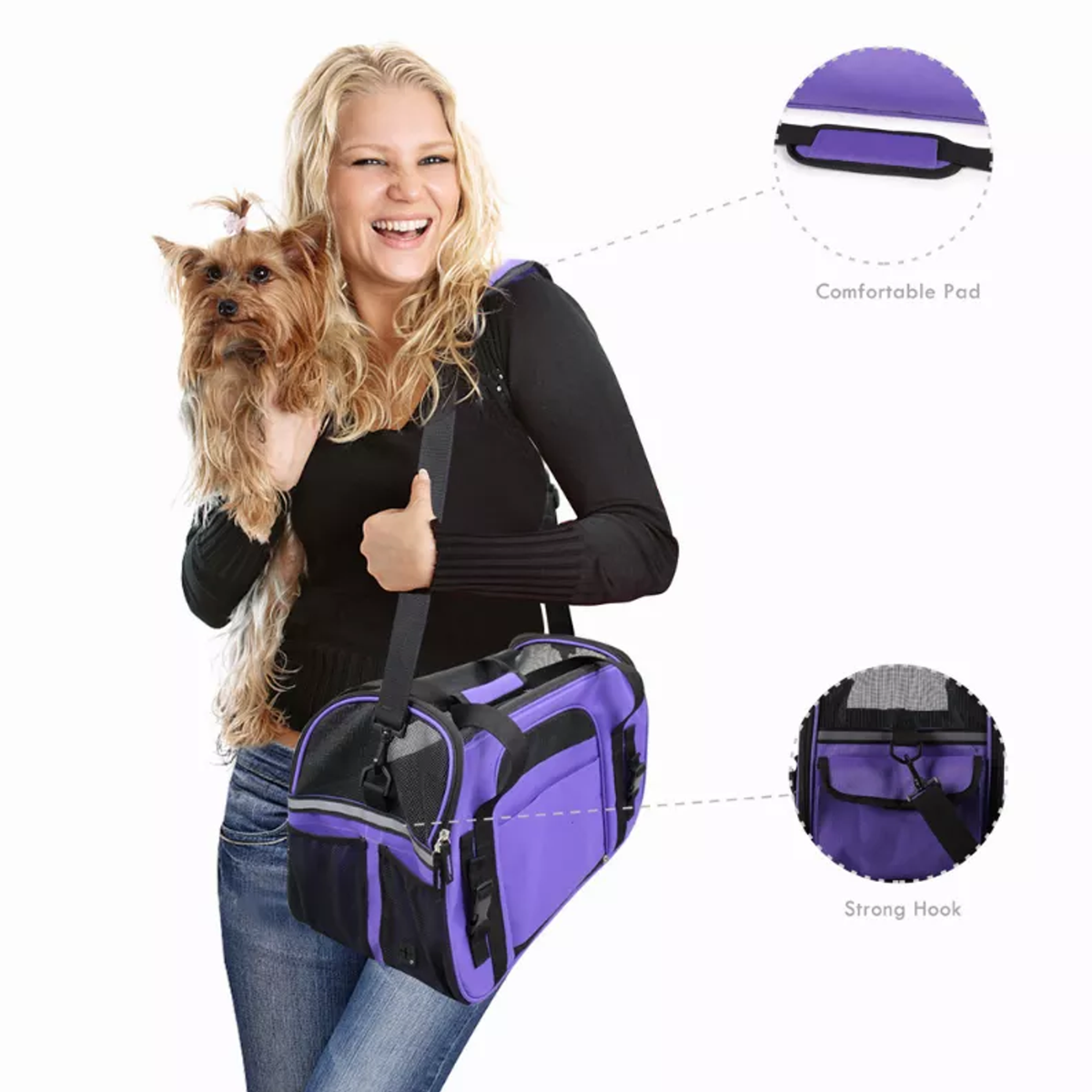 JESPET Soft-Sided Kennel Pet Carrier