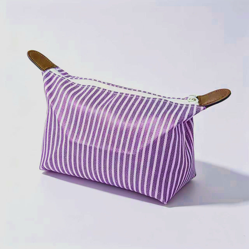 Striped Dumpling Bag