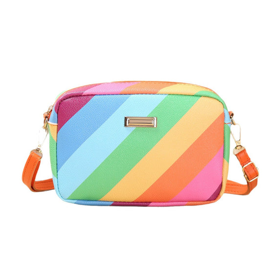 Retro Rainbow Crossbody Camera Bag Action Cameras product image 5