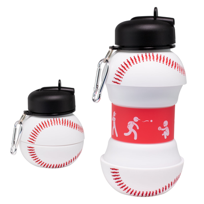 Maccabi Art Collapsible Baseball Water Bottle