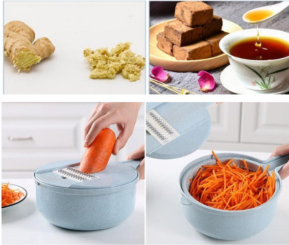 Mandoline slicer blue color variant