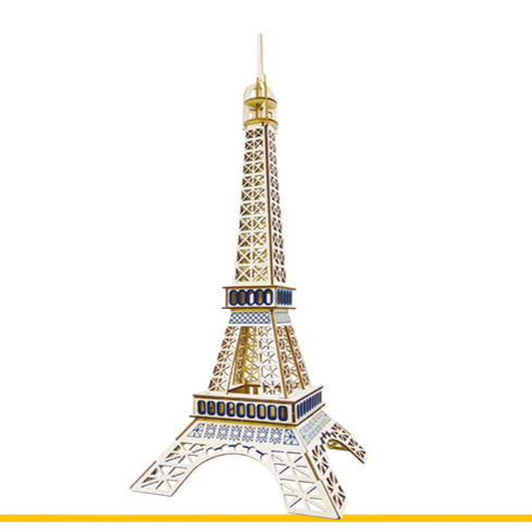 3D Wooden Paris Tower Model Puzzle product image 6