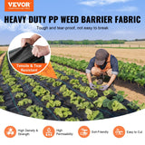 13FT x 108FT Weed Barrier Fabric angle detail view