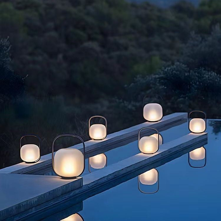 Rechargeable Outdoor Lantern with Solar Charging