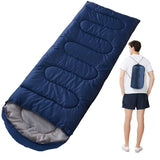 Outdoor sleeping bag for solo camping, lightweight and portable