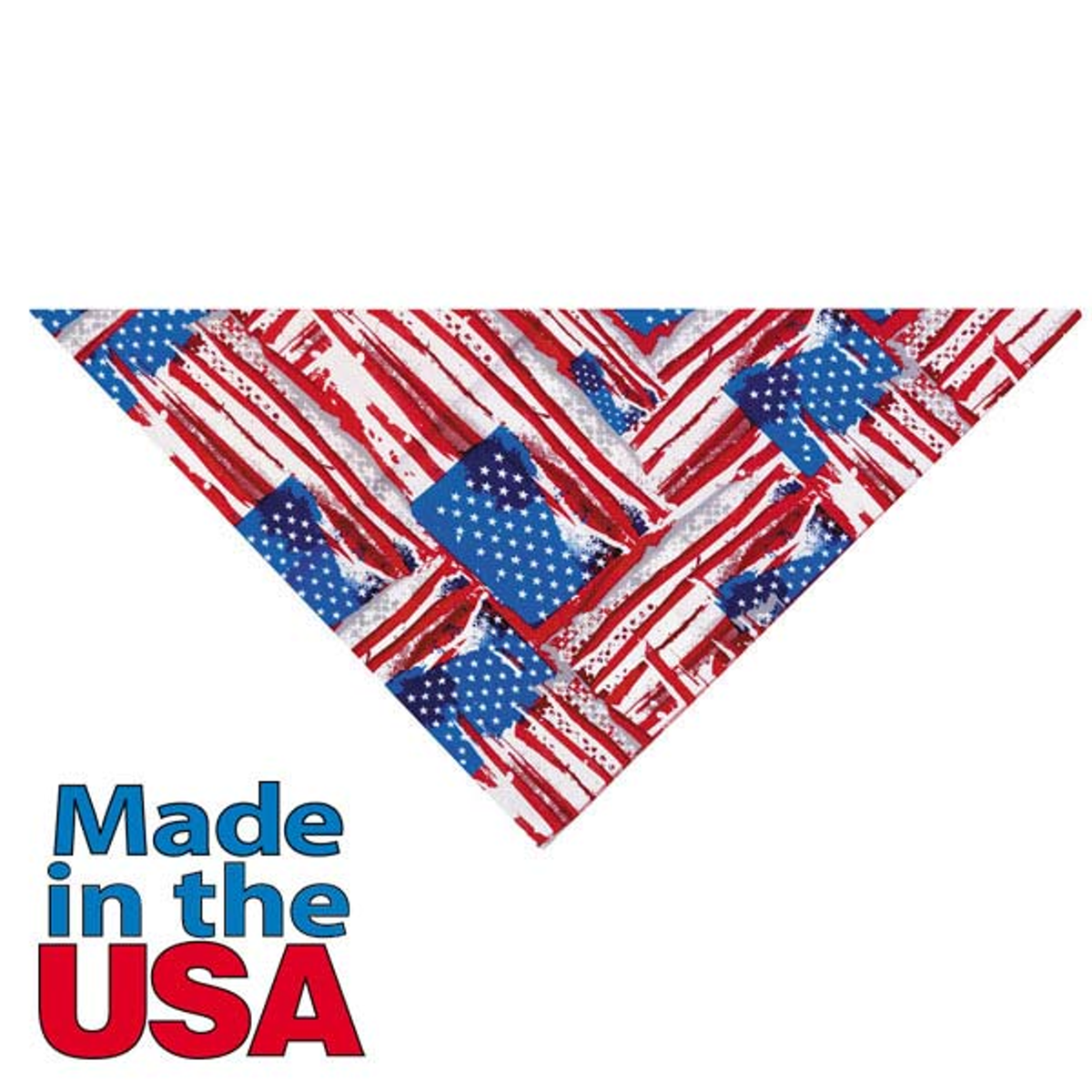 Top Performance Painted Flag Pet Bandana