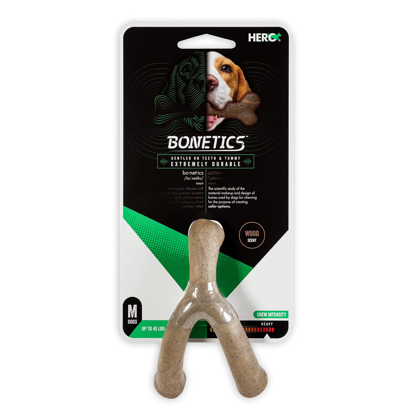 Hero Bonetics Wishbone Wood Scent Dog Chew