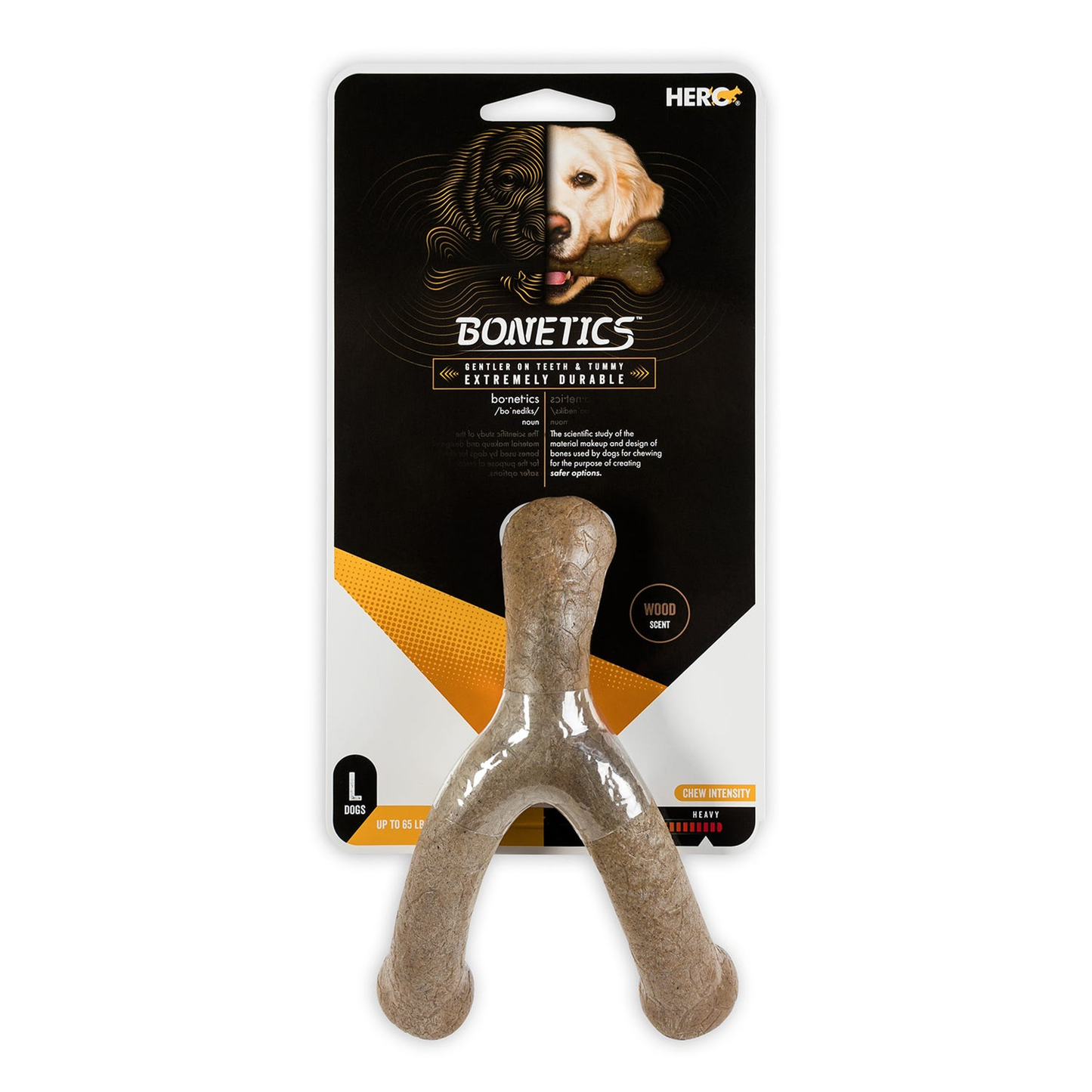Hero Bonetics Wishbone Wood Scent Dog Chew