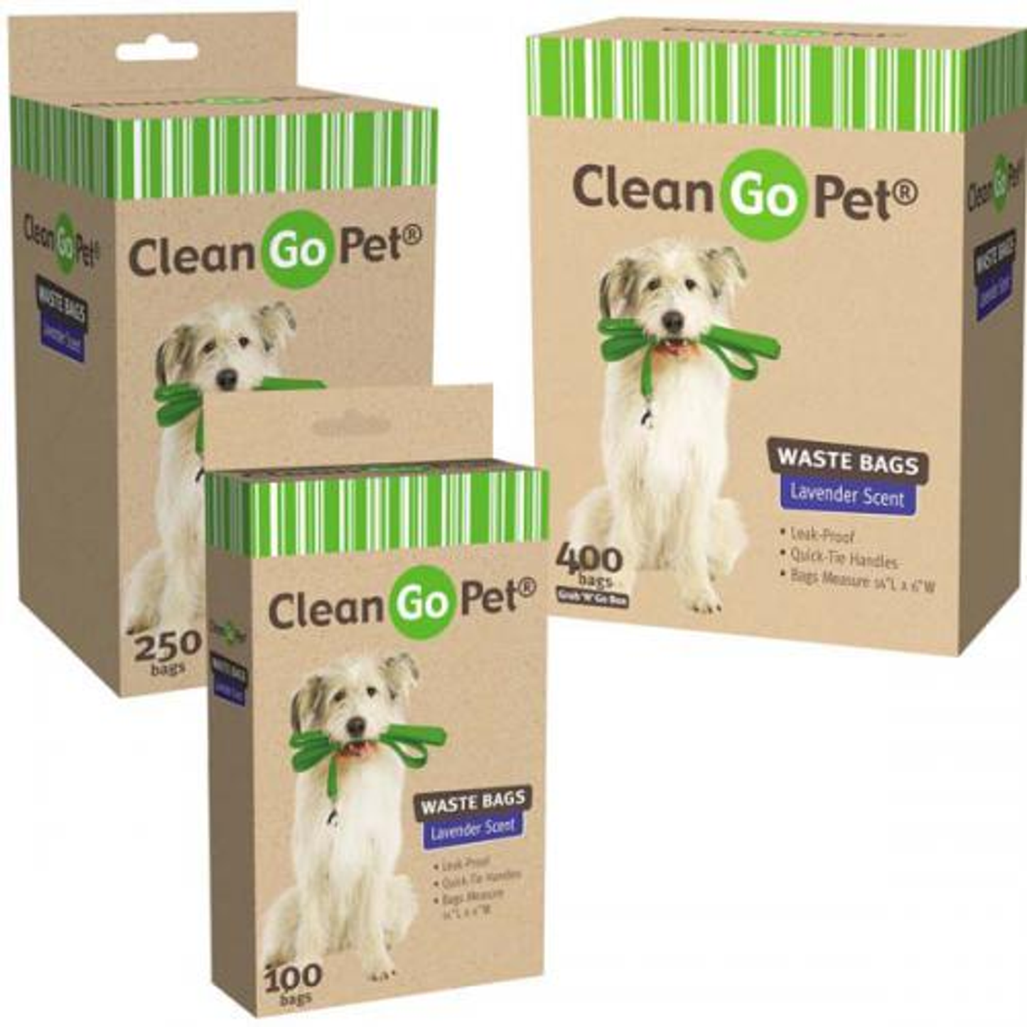Clean Go Pet Lavender Scented Doggy Waste Bags