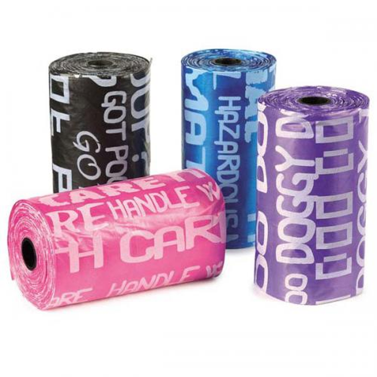 Clean Go Pet Waste Bags 8 Rolls Graffiti