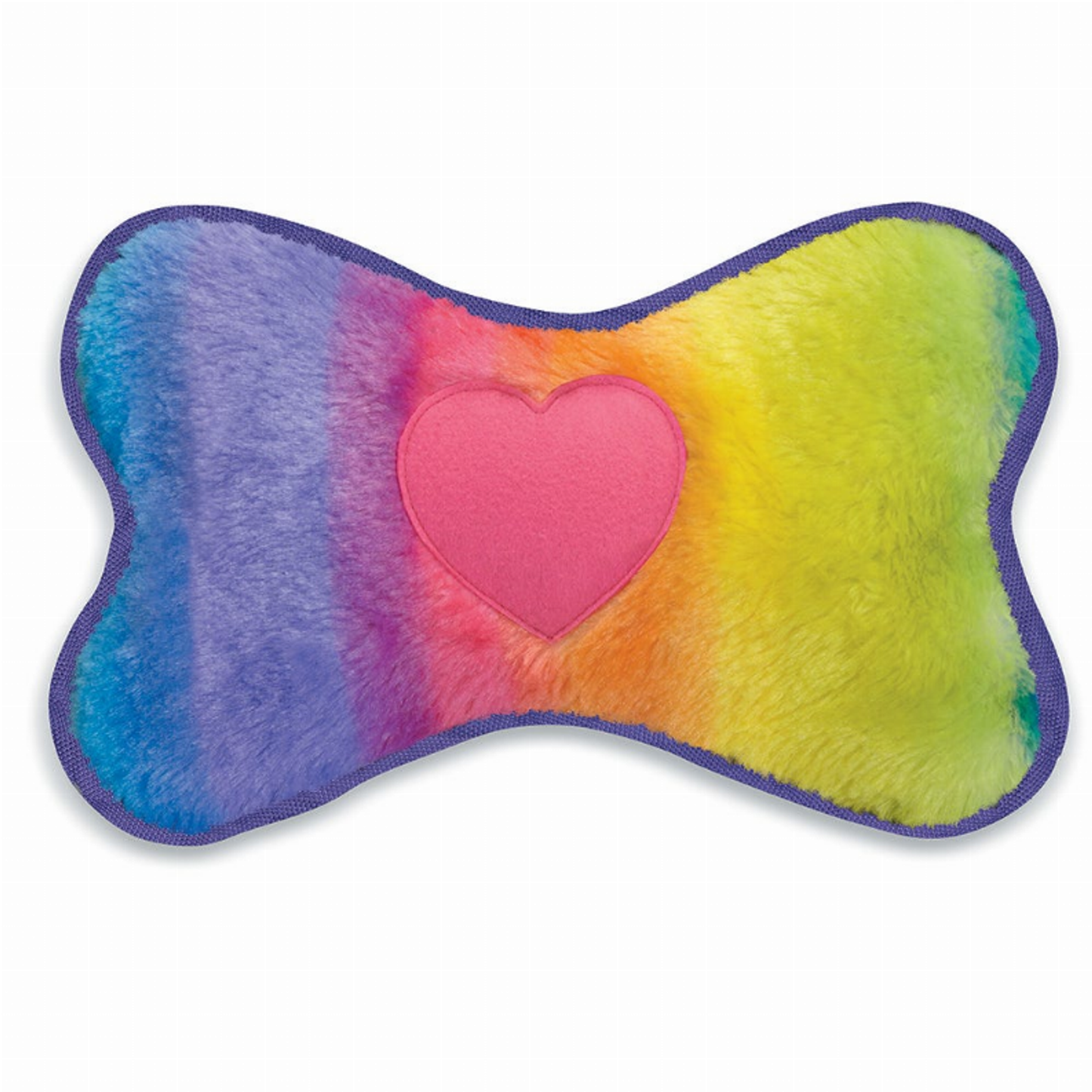 Griggles Rainbow Bone Plush Dog Toy
