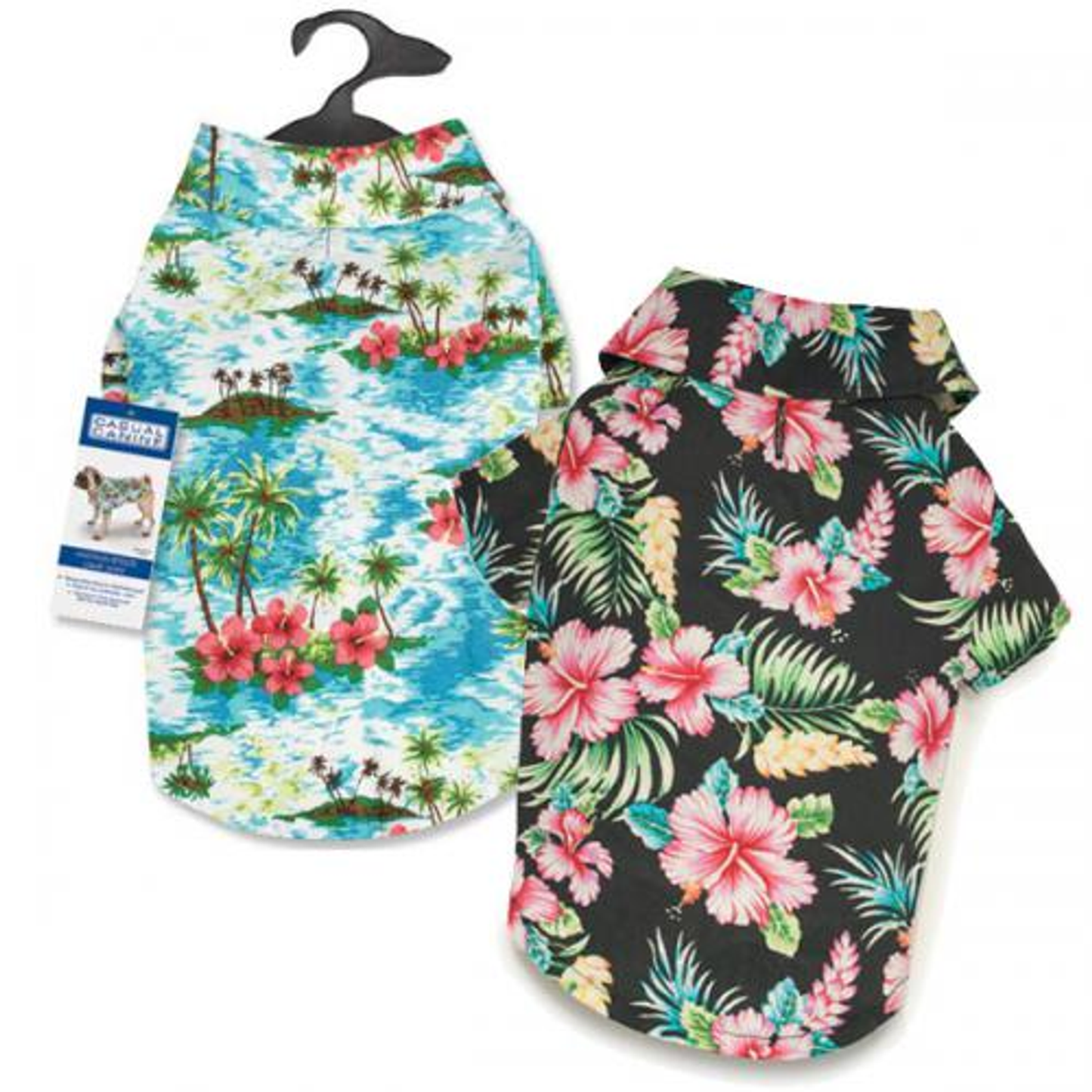 Casual Canine Hawaiian Breeze Dog Camp Shirt