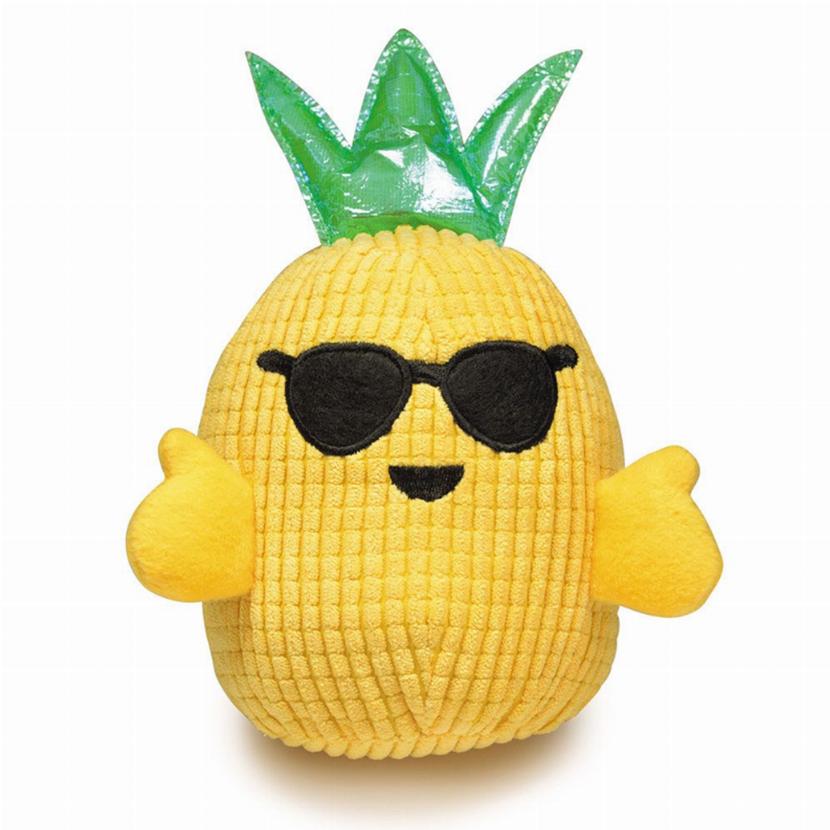 Zanies Hawaiian Breeze Pineapple Boy Plush Dog Toy