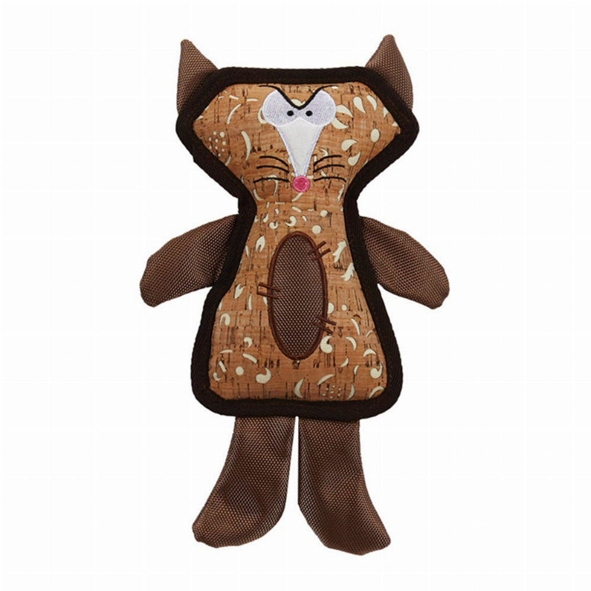 Zanies Corkie Friends Cuties Fox Dog Toy