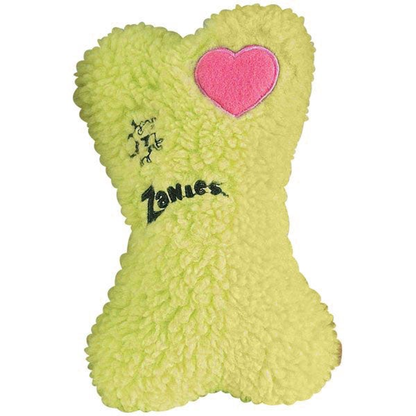 Zanies Embroidered Berber Bone Plush Dog Toy