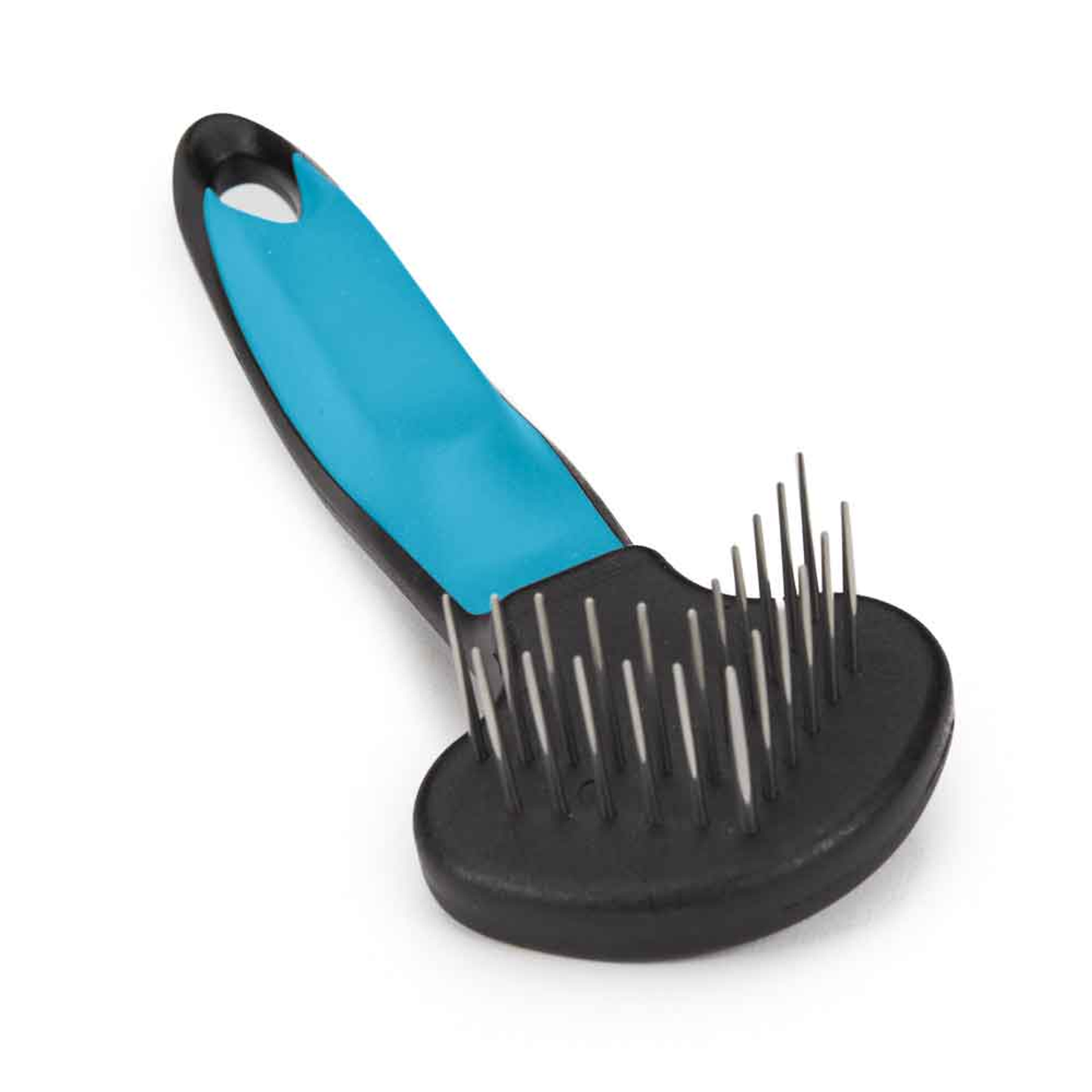 Master Grooming Tools Precision Pin Rake (Blue)