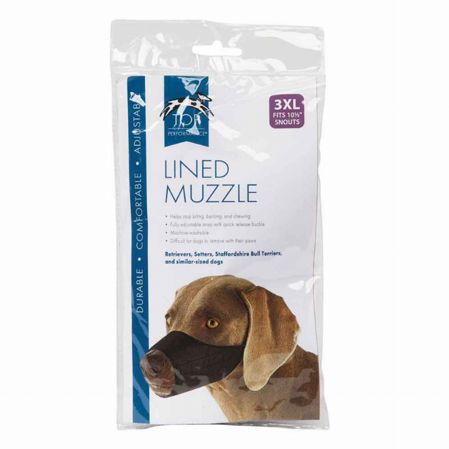 Top Performance Lined Nylon Dog Muzzle