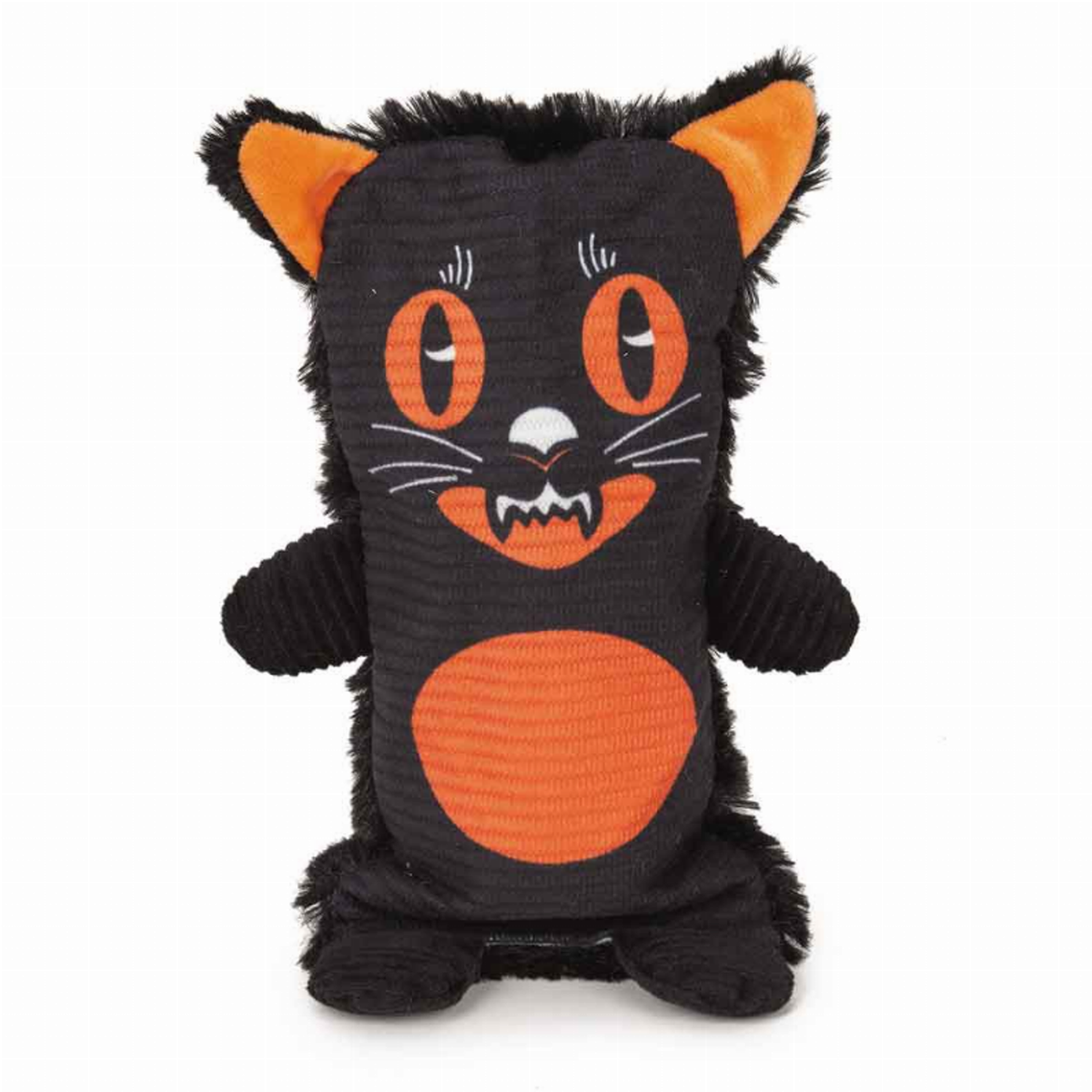 Zanies Spooky Cat Bottle Cruncher Dog Toy