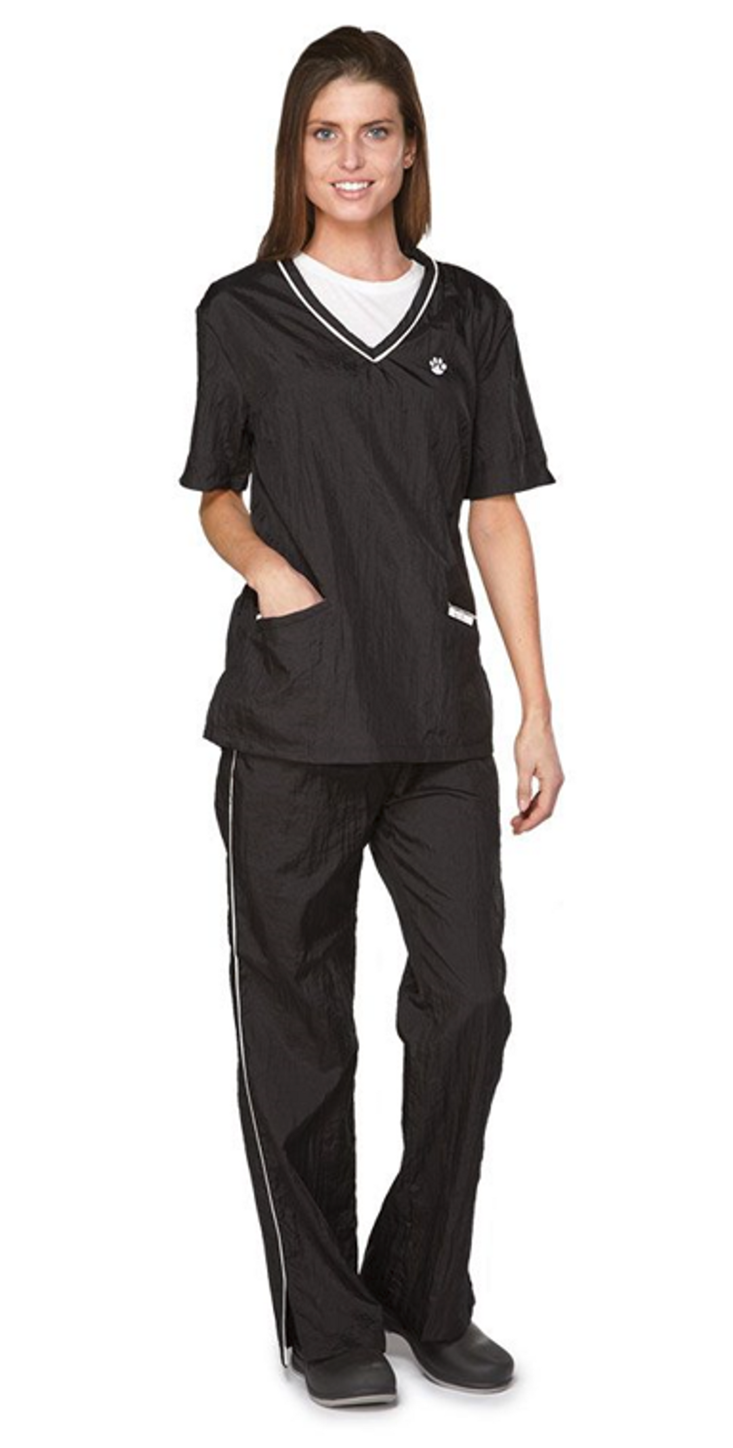 Top Performance ContrasTrim V-Neck Grooming Top
