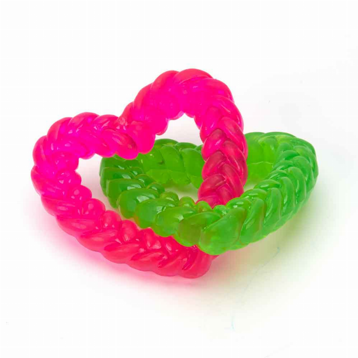 Diggers TPR Chainlink Hearts Dog Toy
