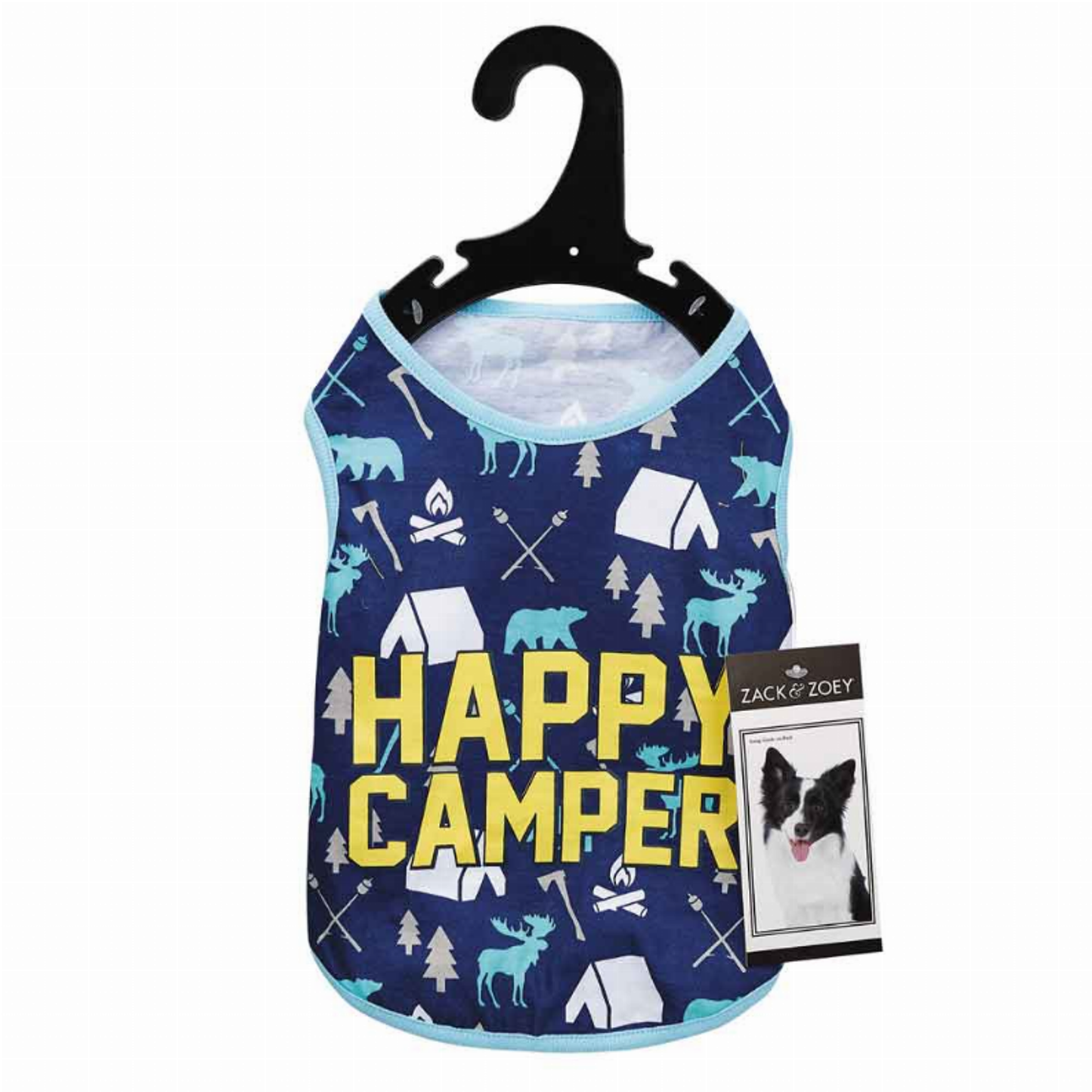 Zack & Zoey Happy Camper Dog Tank Top