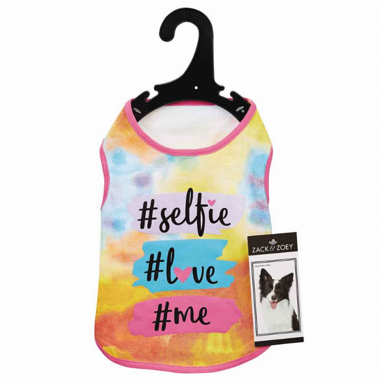 Zack & Zoey Hashtag Selfie Love Me Dog Tank Top