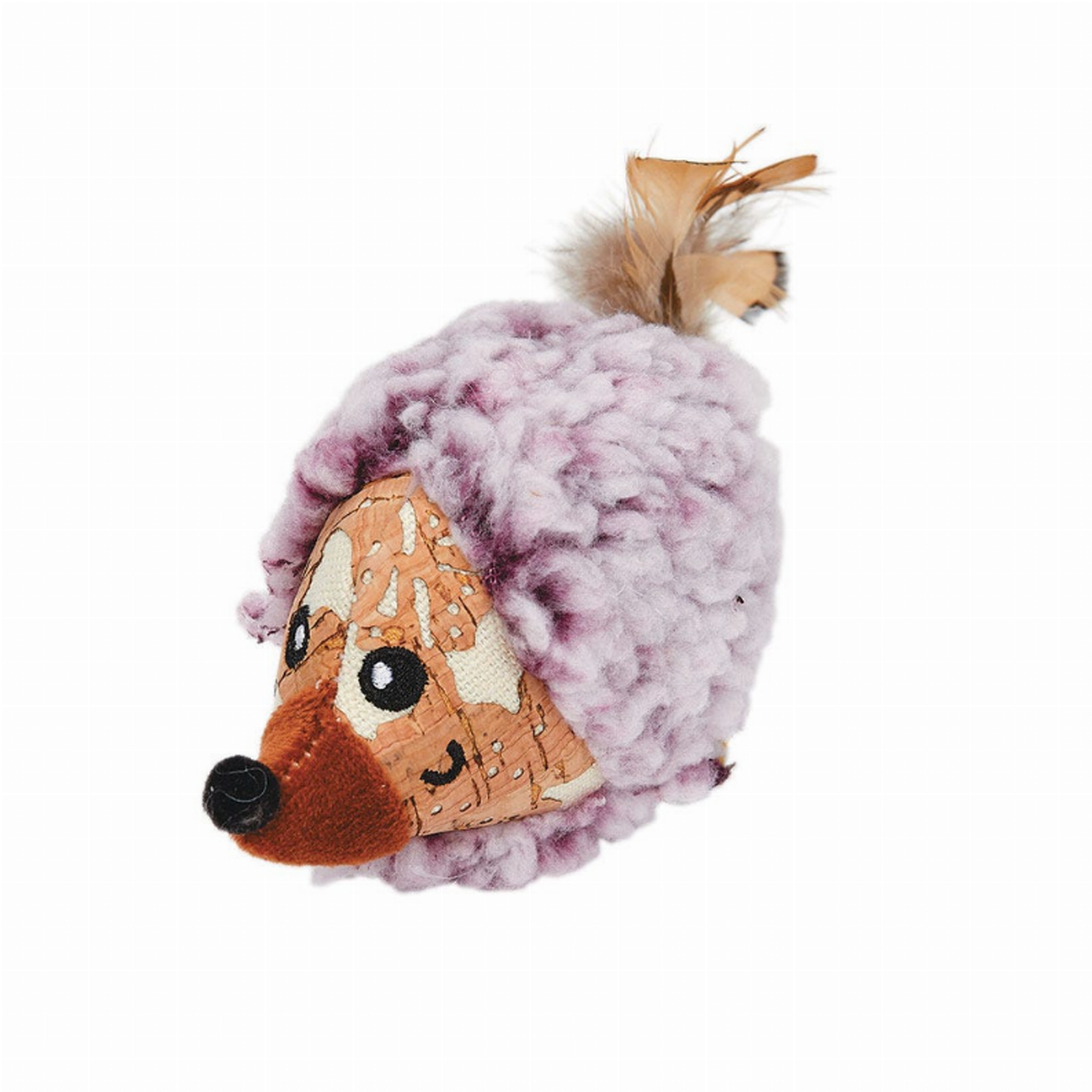 Meow Town Fluffy Friends Hedgehog Cat Toy