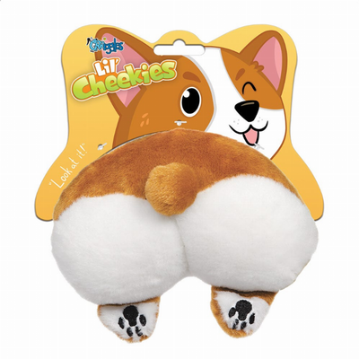 Griggles Lil' Cheekies Corgie Plush Dog Toy