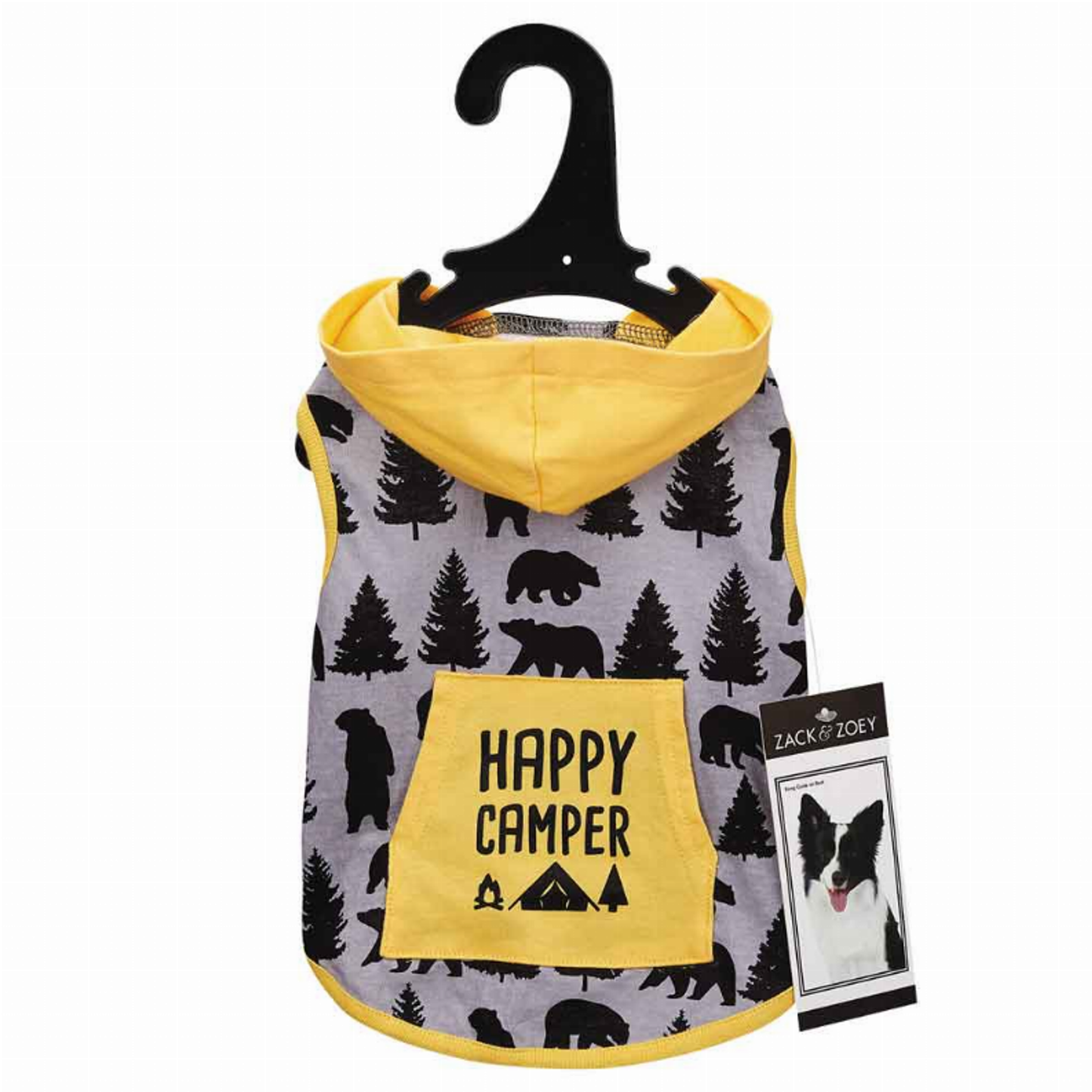 Zack & Zoey Happy Camper Dog Hoodie