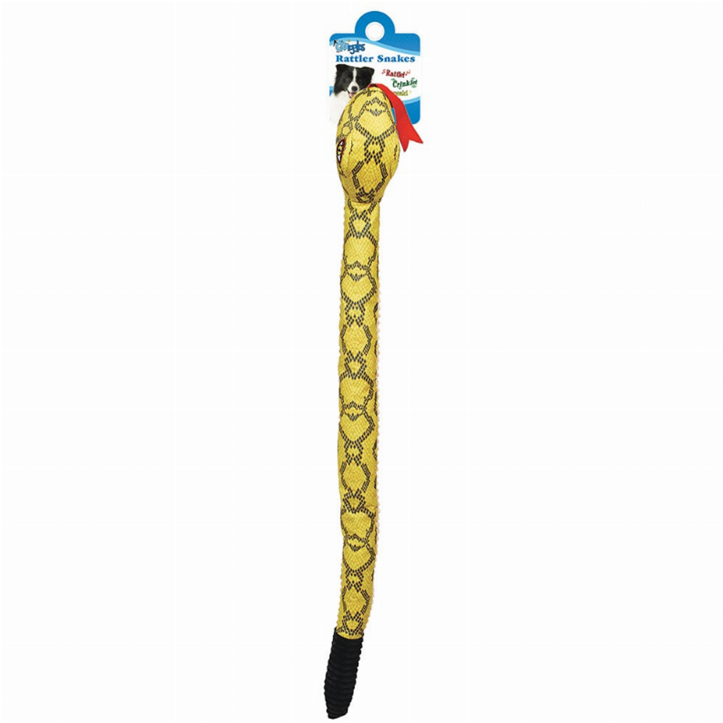 Griggles Rattler Snake Plush Dog Toy