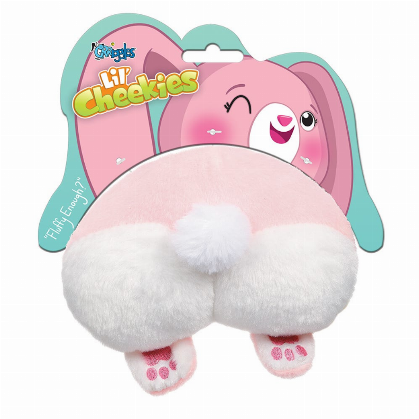 Griggles Lil' Cheekies Bunny Dog Toy