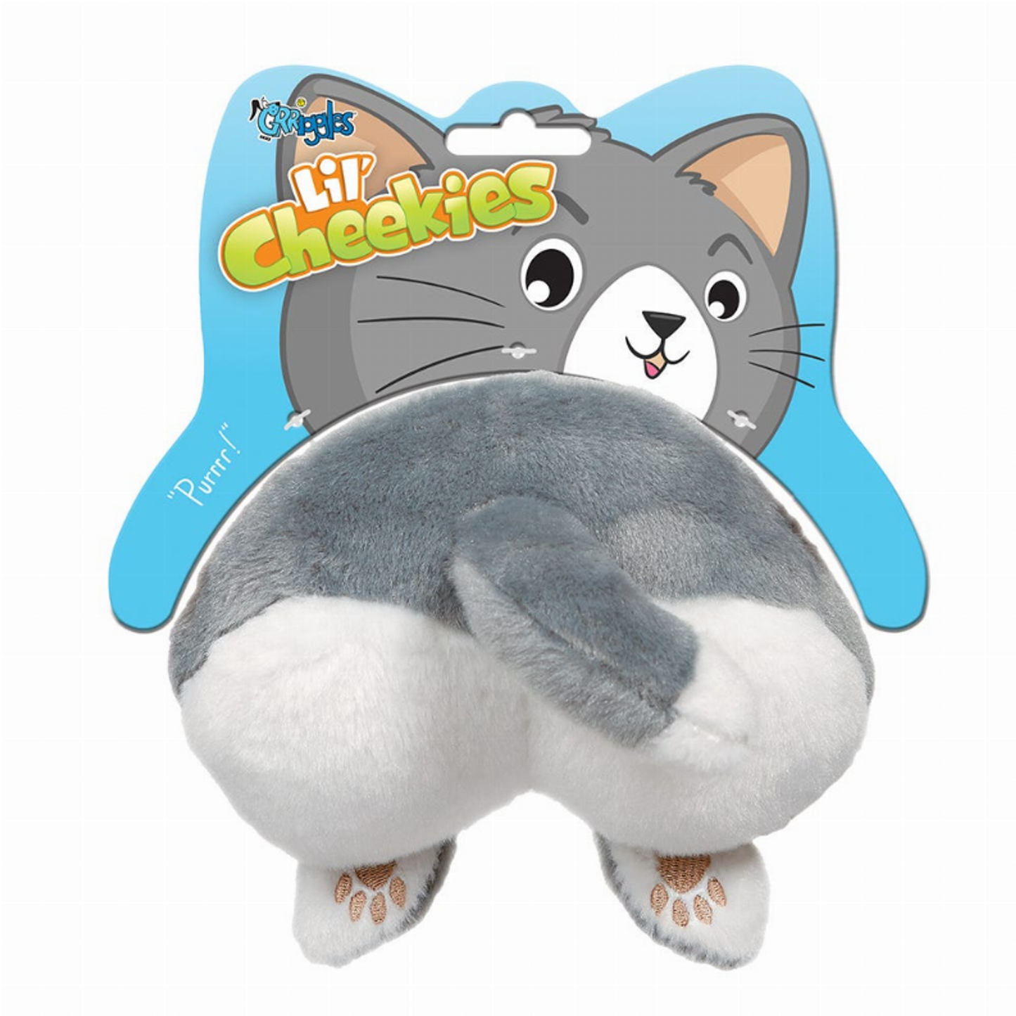 Grriggles Lil' Cheekies Cat Plush Toy