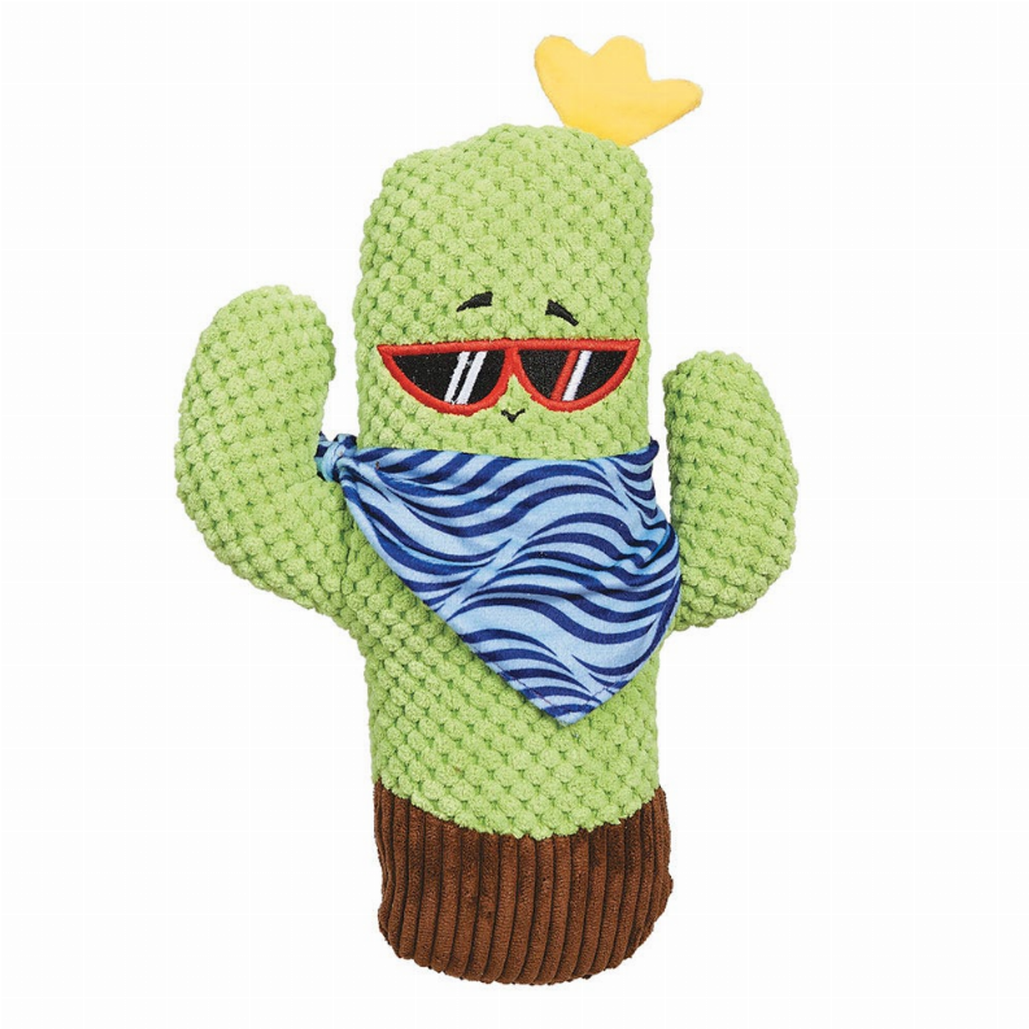 Zanies Sassy Cactus with Shades Dog Toy