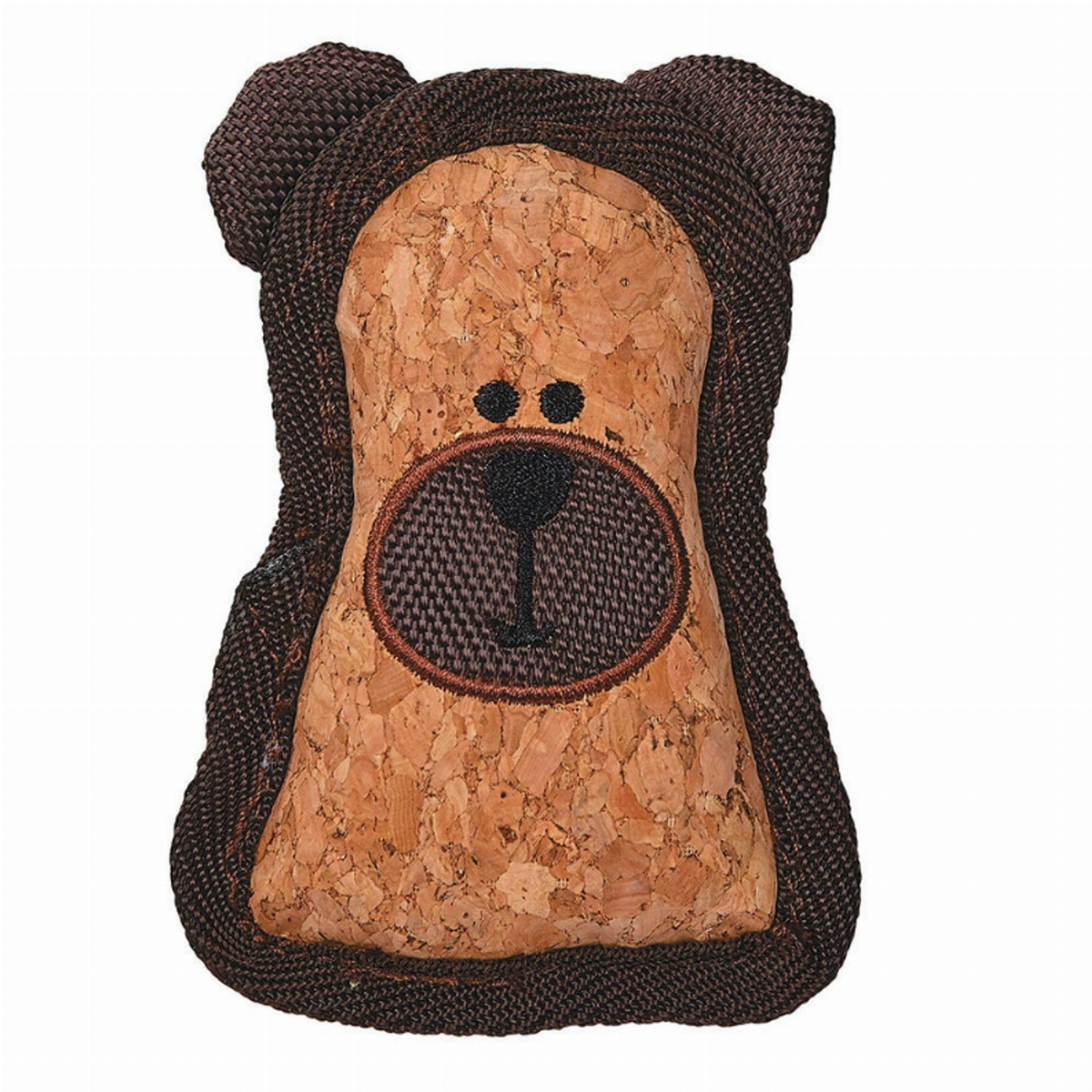 Zanies Corkie Mini Bear Plush Dog Toy
