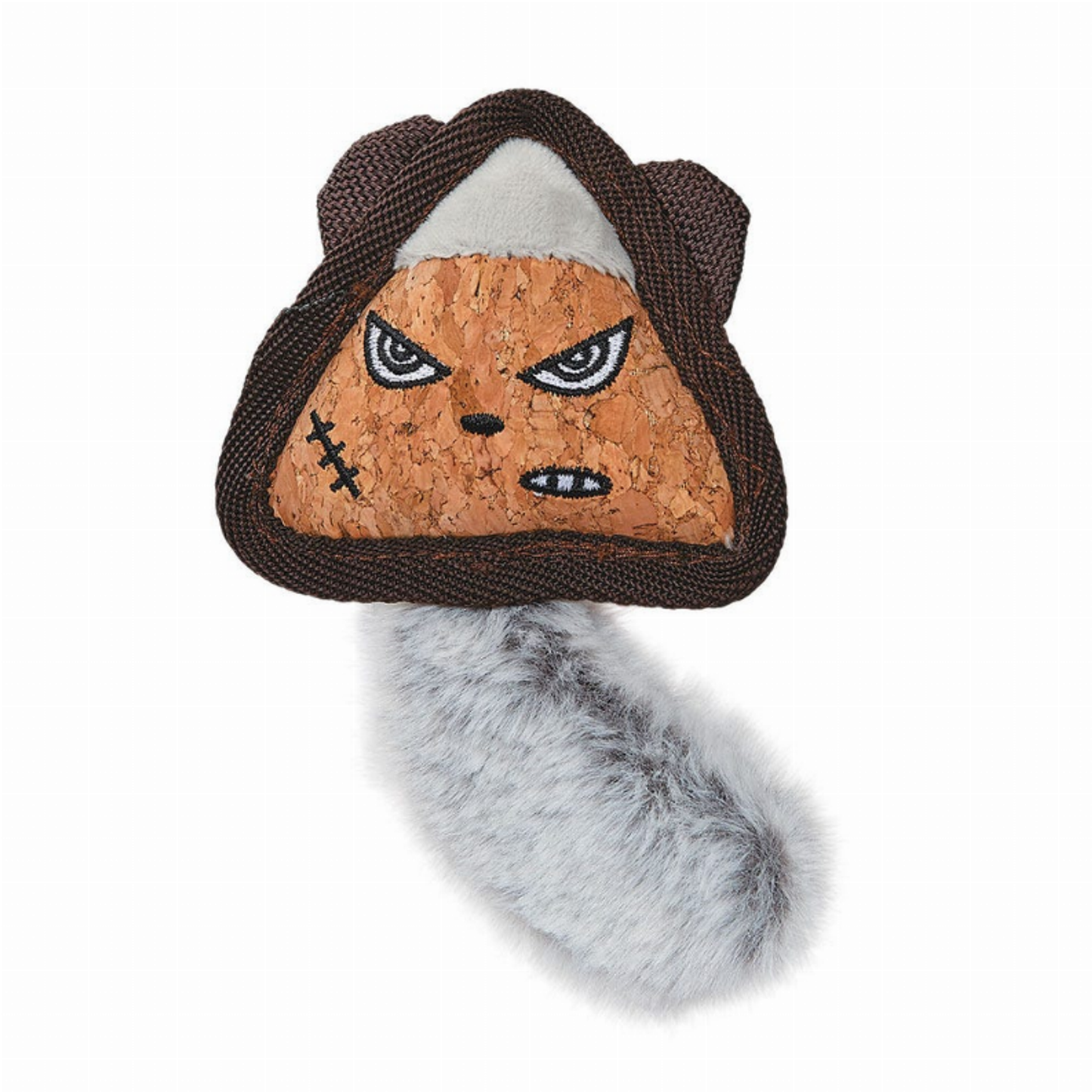Zanies Corkie Mini Badger Plush Dog Toy