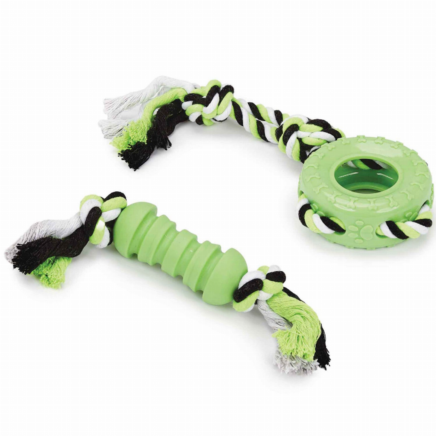 Boss Pet Dog Rope Tug TPR Toy - 2 Pack