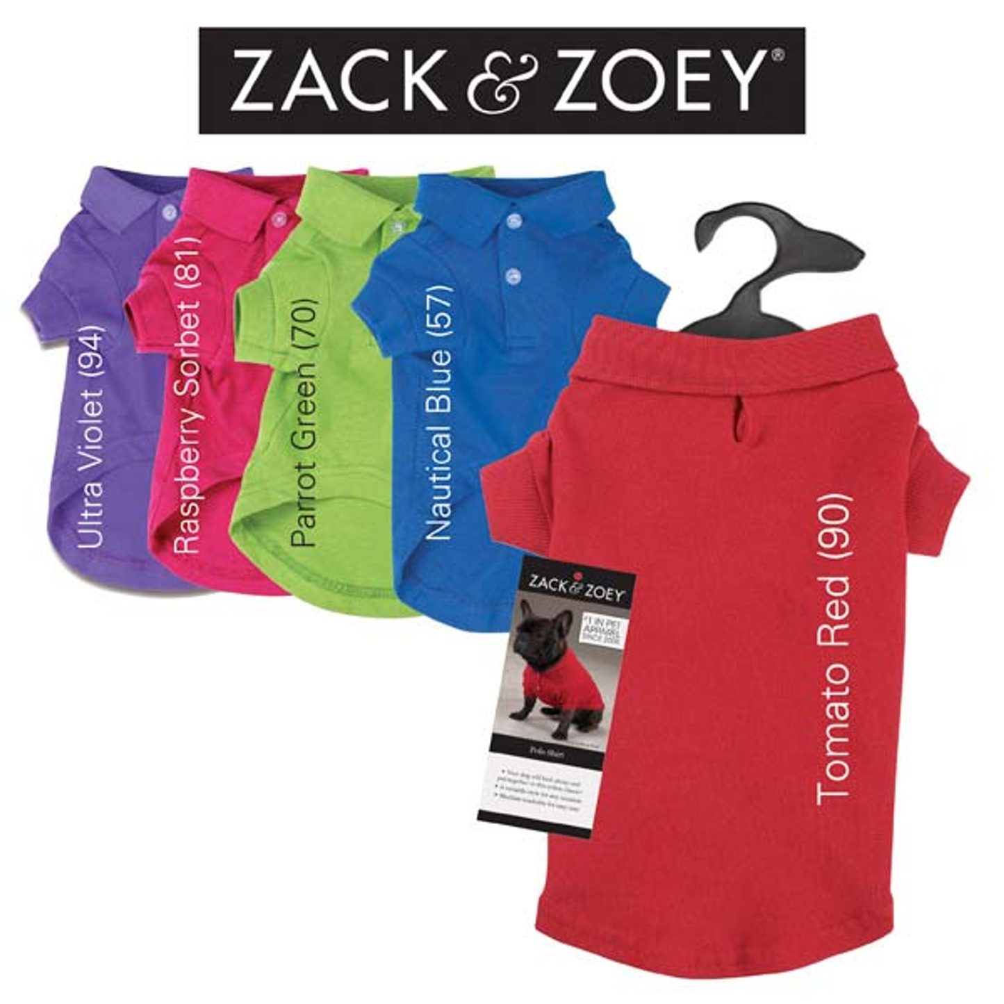 Zack & Zoey Dog Polo Shirt