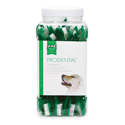Top Performance ProDental Dual-End Pet Toothbrush 50-Pack