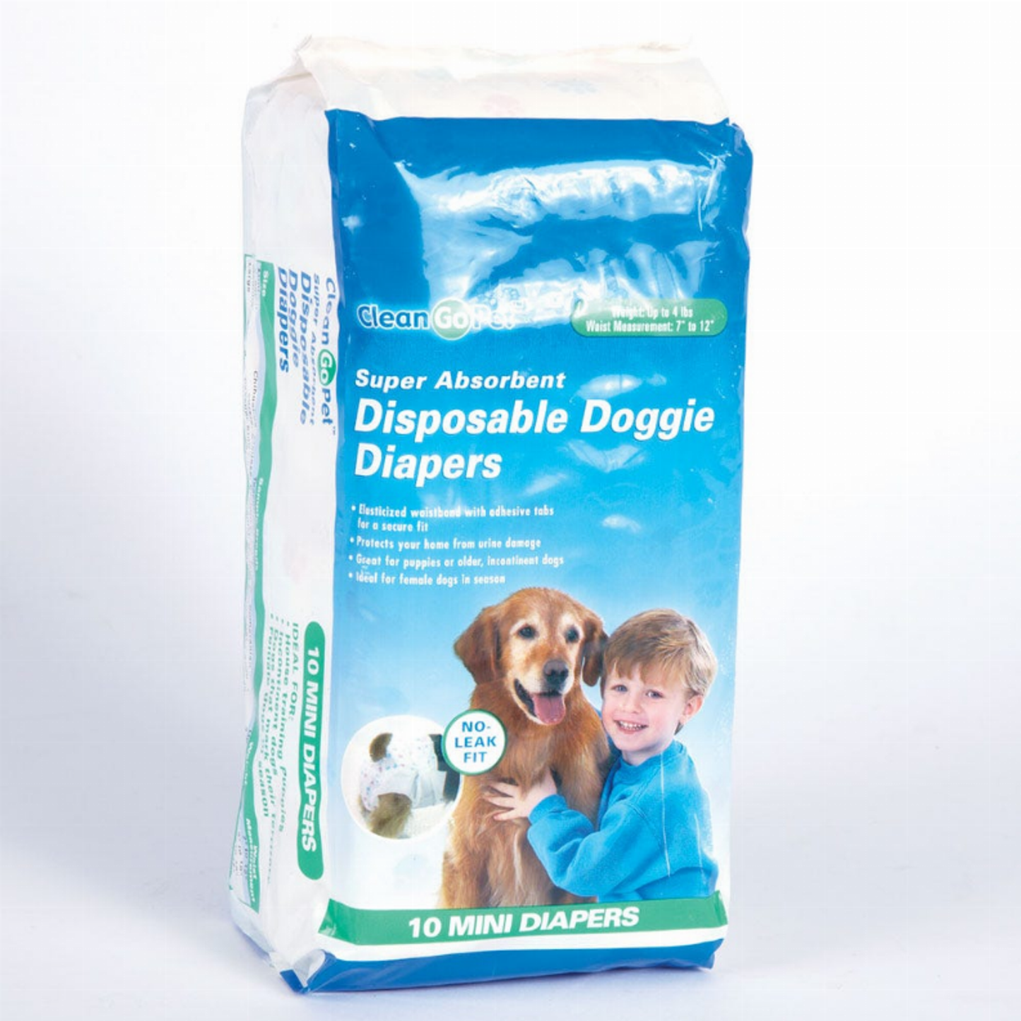 Clean Go Pet Disposable Doggy Diapers