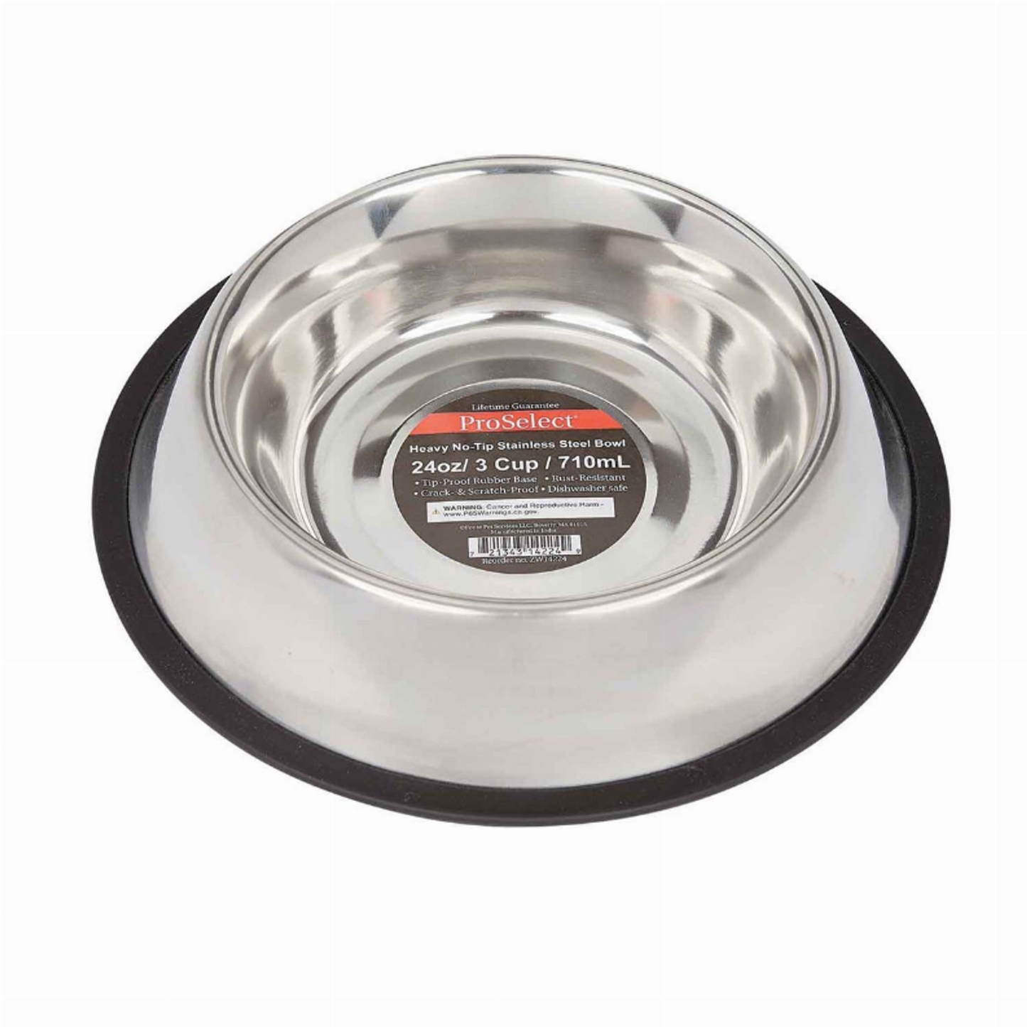 ProSelect Extra-Super Heavy No-Tip Stainless Steel Pet Bowls