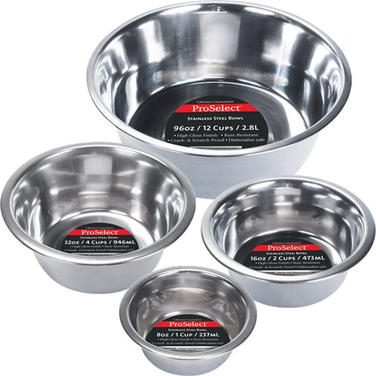 ProSelect Heavy Stainless Steel Mirror-Finish Dish