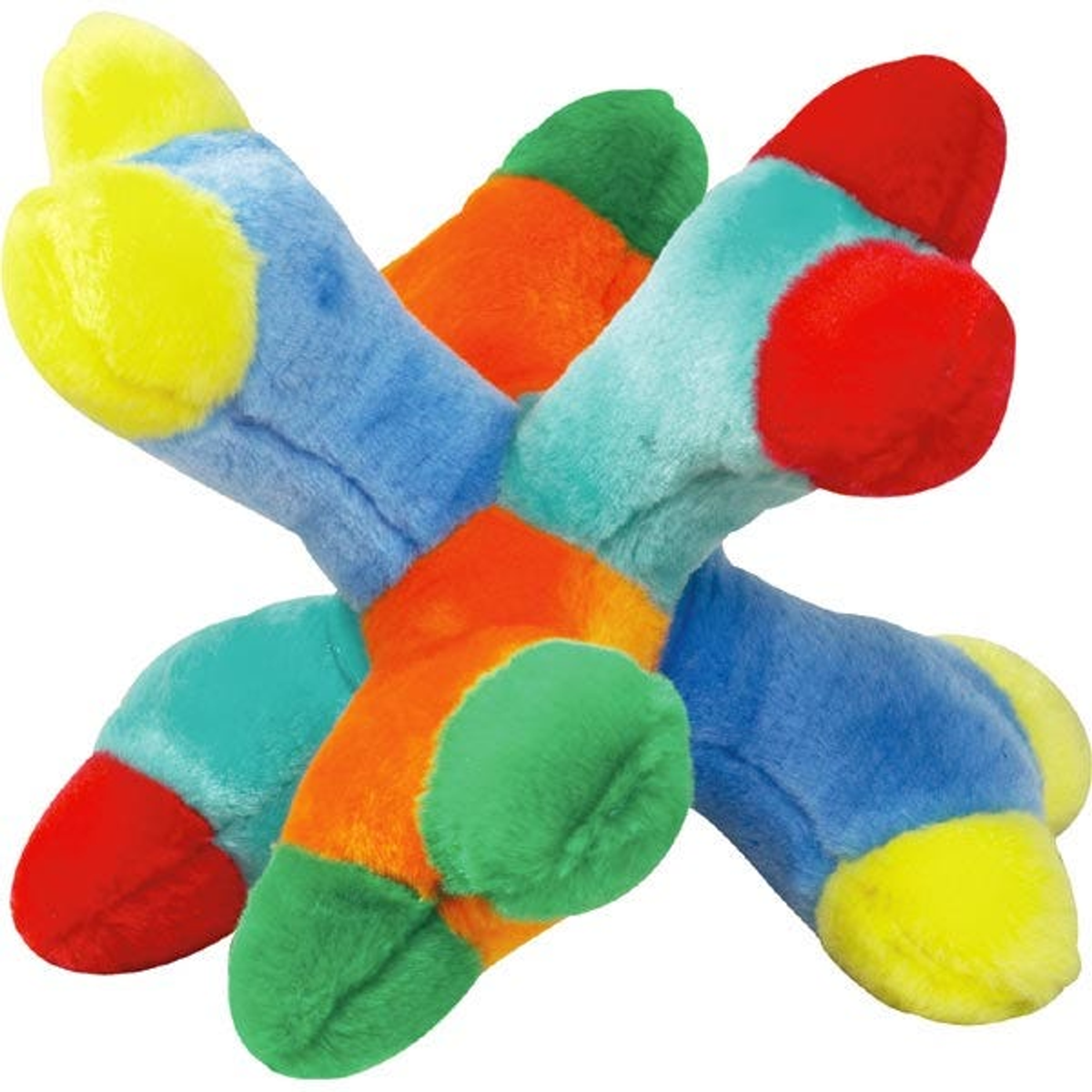Zanies Attack-A-Jack 11-Inch Plush Dog Toy