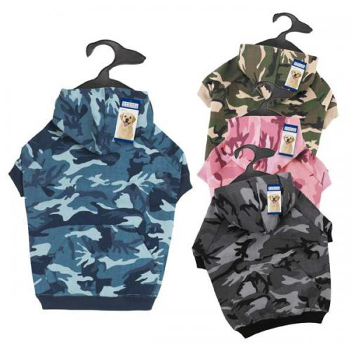 Casual Canine Camo Dog Hoodie