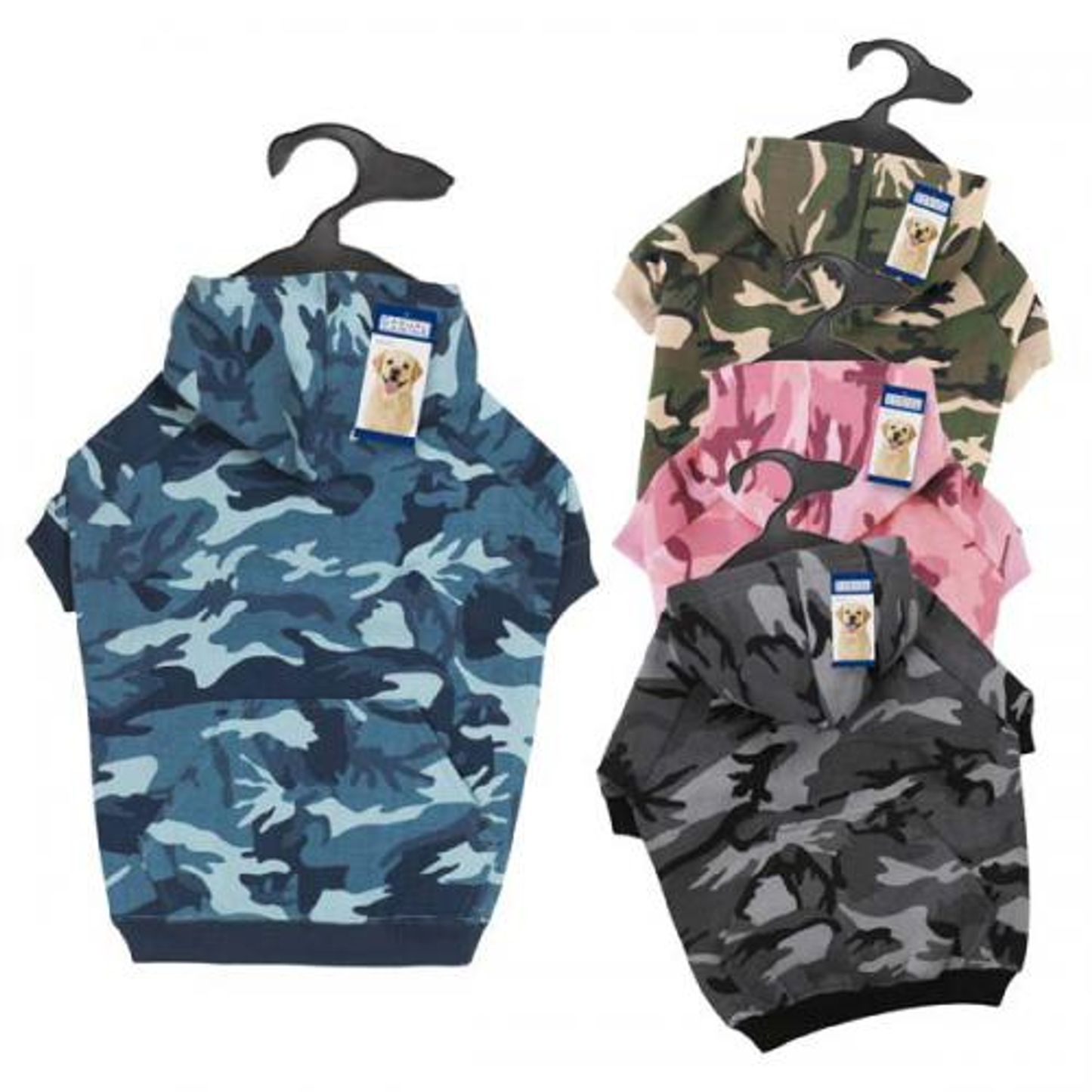 Casual Canine Camo Dog Hoodie