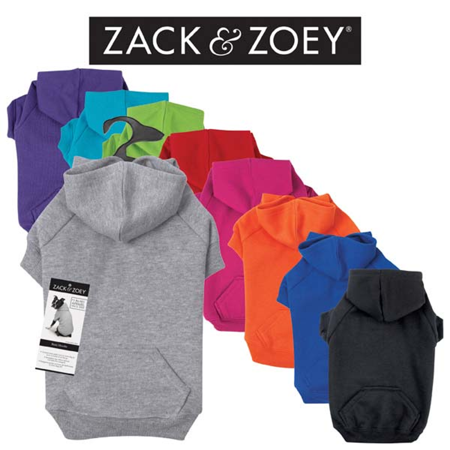 Zack & Zoey Basic Dog Hoodie