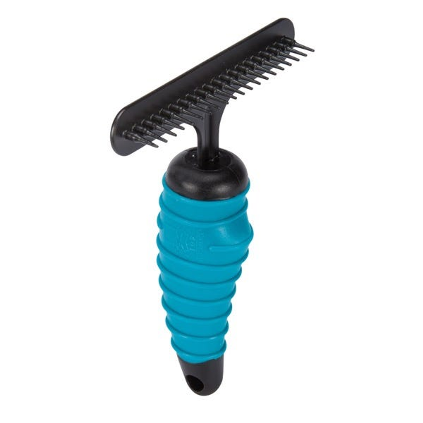 Master Grooming Tools Ergonomic Undercoat Rake 20 Long Pin Black